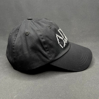Adam Lambert Sequin Logo Snapback Hat Black Pop Rock Concert Cap