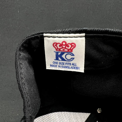 Crew Logo Snapback Hat Black KC Headwear Promotional Cap