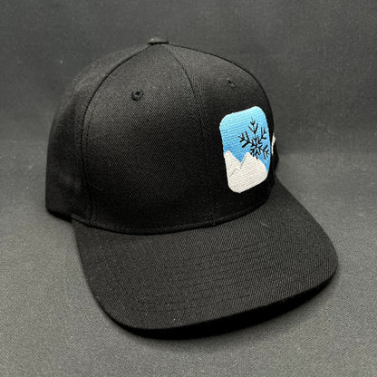 Vintage Aspen Weather App Snapback Hat Yupoong Made in Korea Wool Blend Cap