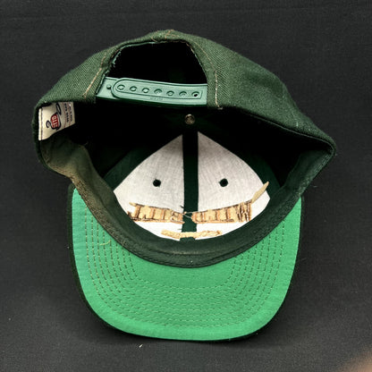 Vintage Wild Bill Costumes Snapback Hat Otto Cap Dark Green USA Western