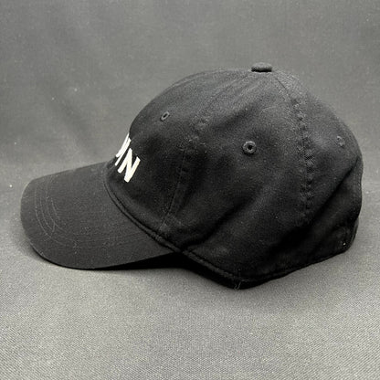 Vintage Calvin Klein CK Strapback Hat Black Minimalist Cap