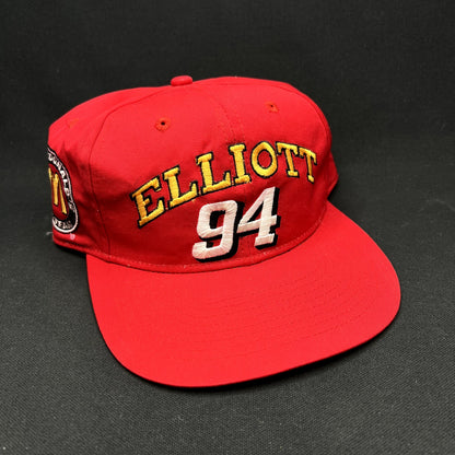 Vintage 1995 Bill Elliott 94 McDonald’s Racing Snapback Hat NASCAR