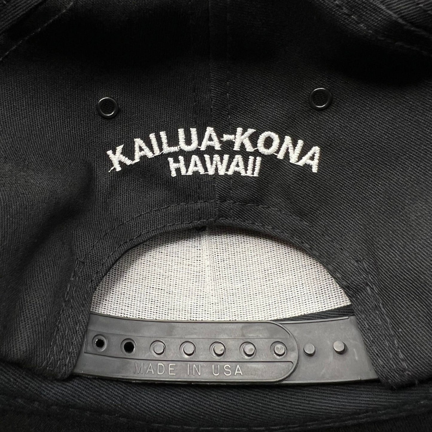Vintage Harley Davidson Kailua Kona Hawaii Eagle Snapback USA