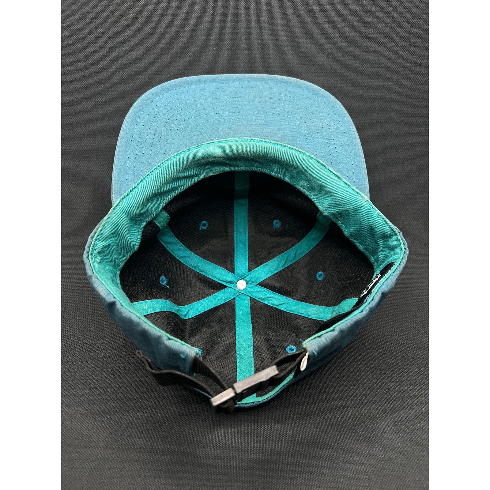 Stüssy Teal Strapback Hat Classic Logo Patch Lightweight Streetwear Essential