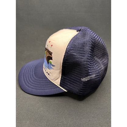 Vintage 80s London Bridge Lake Havasu City AZ Trucker Hat Foam Snapback Trucker