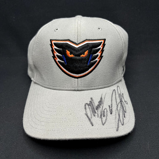 Lehigh Valley Phantoms Signed 47 Brand Stretch Fit Hockey Hat Gray