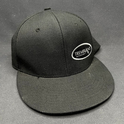 Mont Tremblant Quebec Black Snapback Hat Ski Resort Fits