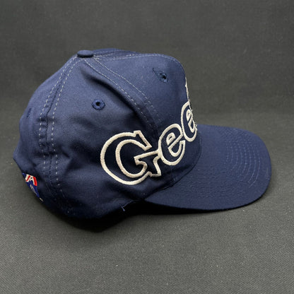 Vintage Geelong AFL Snapback Hat Big Logo Spellout Made in Taiwan