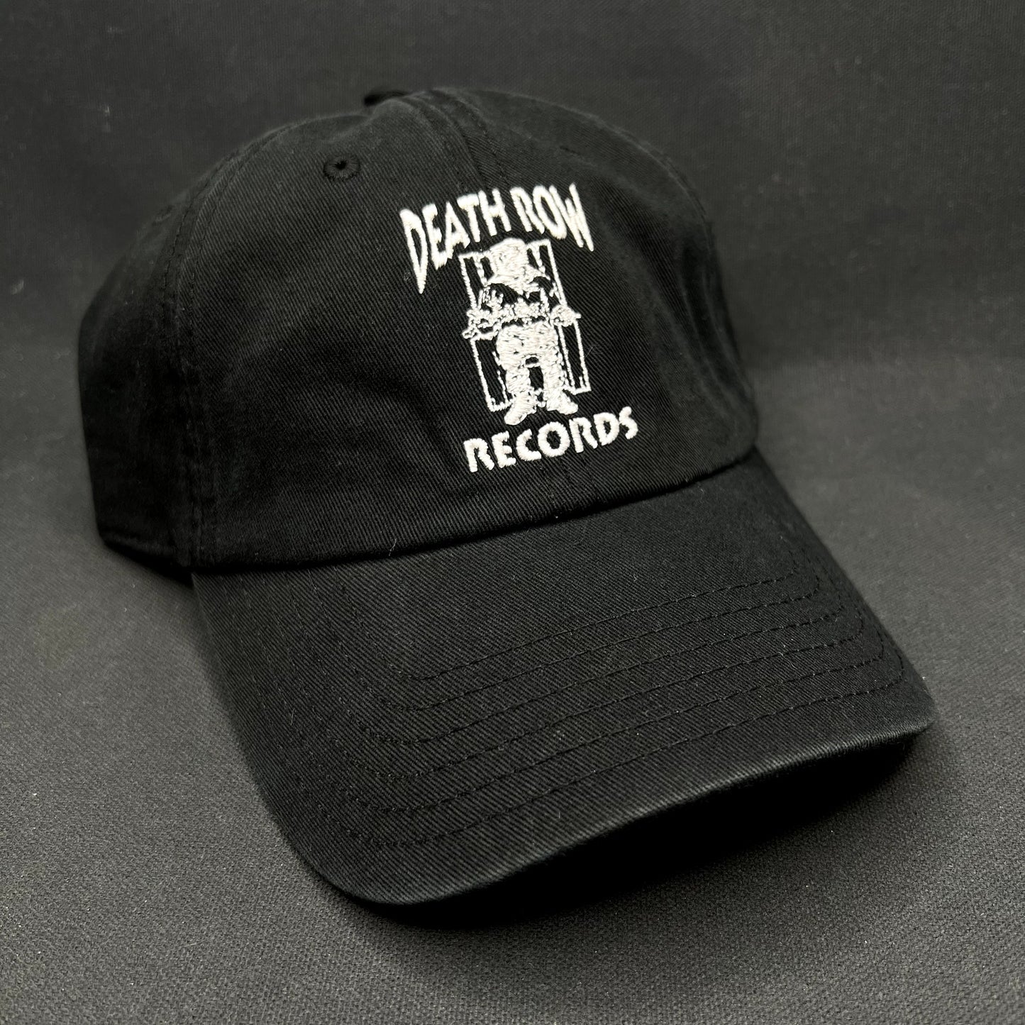 Death Row Records Strapback Hat Black Hip Hop Rap Logo Cap