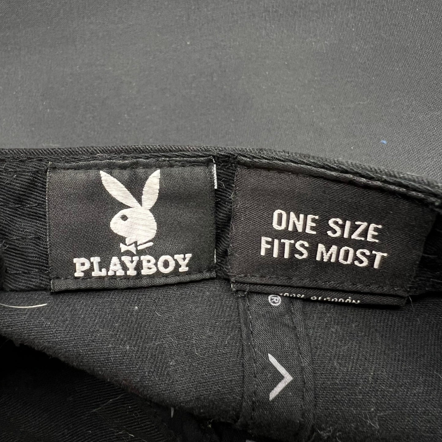 Playboy Metal Bunny Logo Strapback Hat Already Design Co
