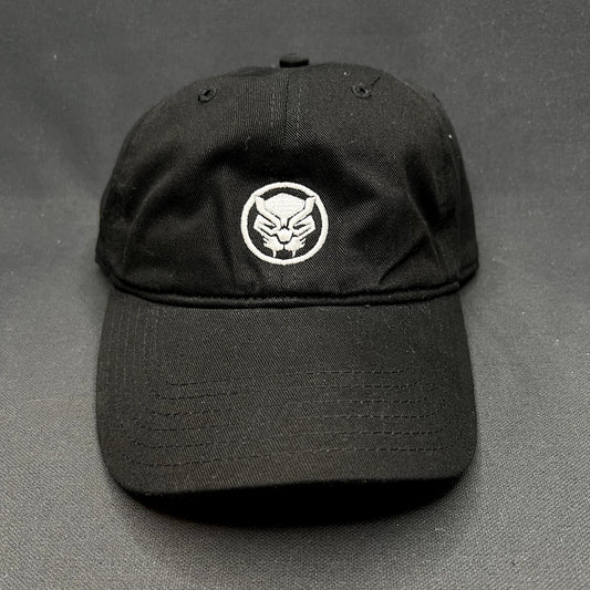 2018 Marvel Black Panther Logo Strapback Hat Movie Promo Cap