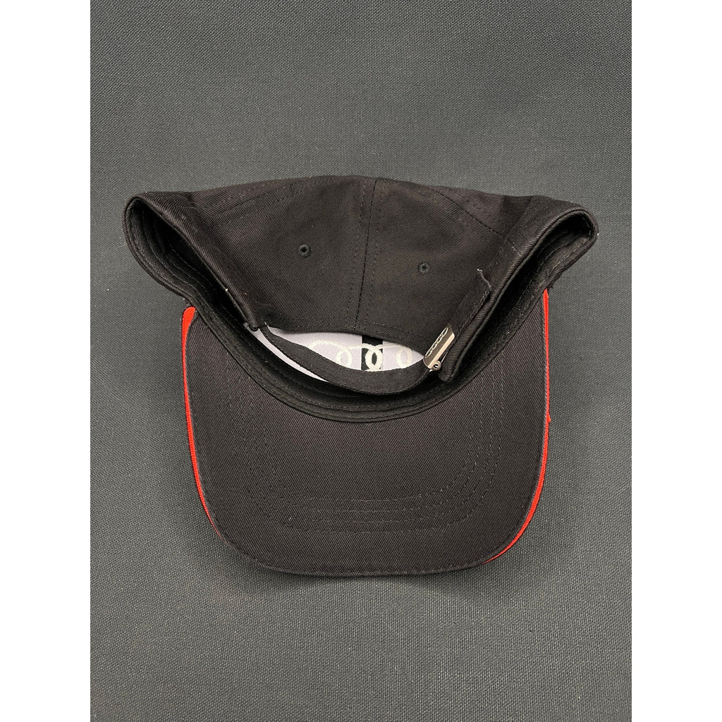 Audi Automotive Rings Logo Hat Black Twill Strapback Metal Clasp OEM Promo