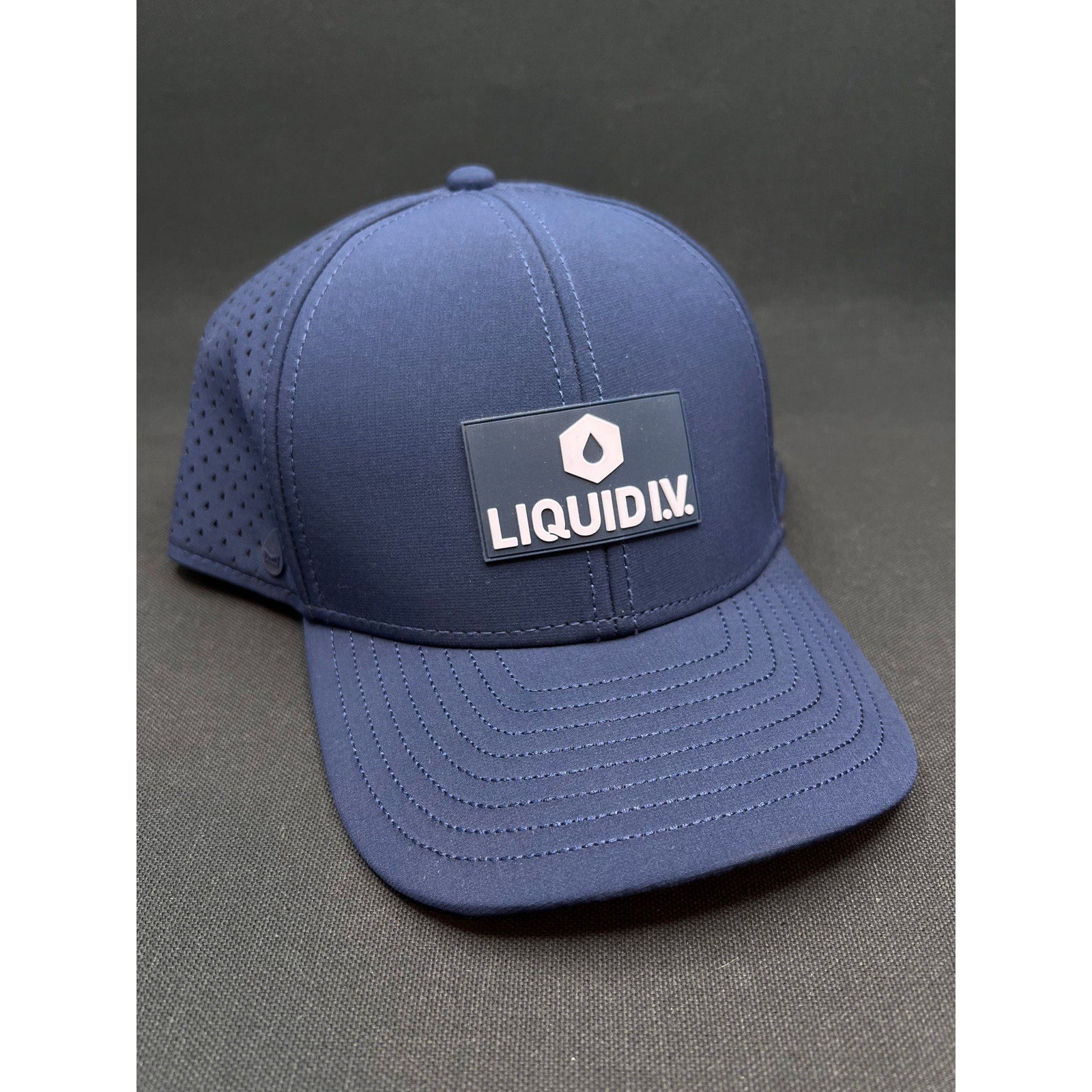 Melin x Liquid I.V. HYDRO A-Game Snapback Hat – Navy – Excellent Condition