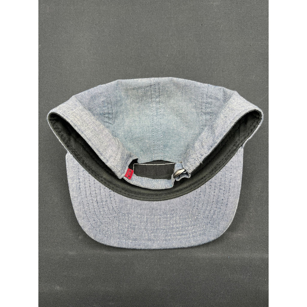 Oakley “Science Wrapped in Art” 5-Panel Cap – Light Denim Chambray Adjustable