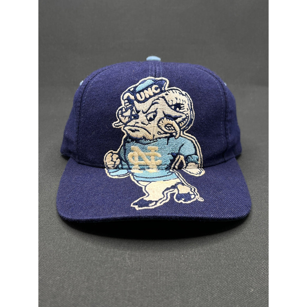 Vintage 1984 UNC Tar Heels Rameses Mascot Snapback by Signature Sportswear Rare