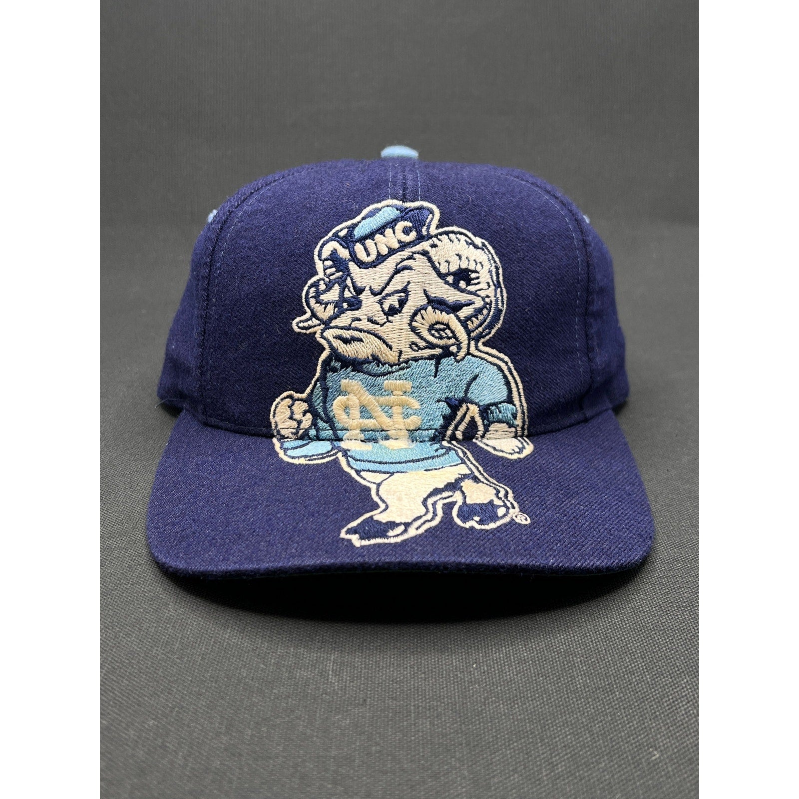 Vintage 1984 UNC Tar Heels Rameses Mascot Snapback by Signature Sportswear Rare