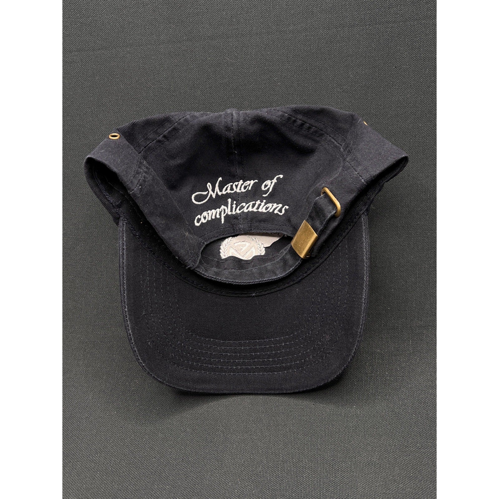 Franck Muller “Master of Complications” Black Strapback Hat