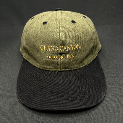 Vintage Grand Canyon Squire Inn Strapback Hat EMI Leather Strap Arizona