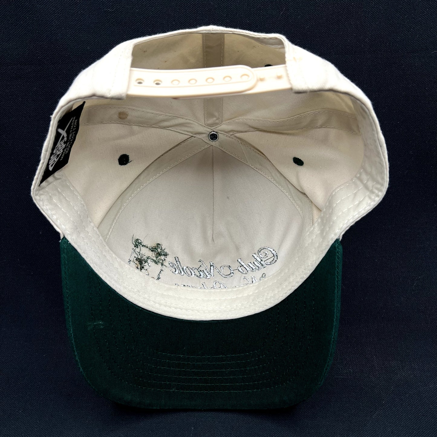 Club Nicole New Orleans Snapback Hat Green White Nissin Promo Cap