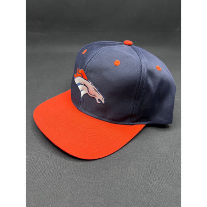 Vintage Denver Broncos Logo Athletic Snapback – Navy & Orange NFL Licensed Hat