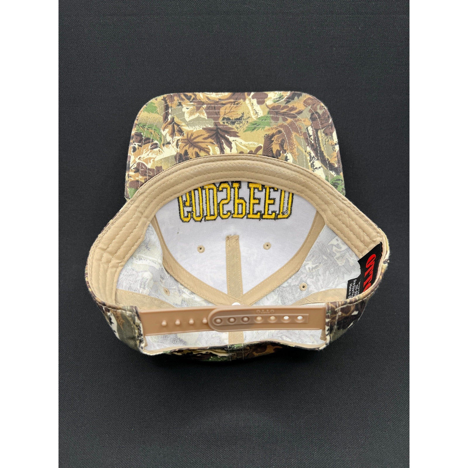 Zach Bryan “Godspeed” Camo Snapback Hat – Tour Merch (OTTO Cap)