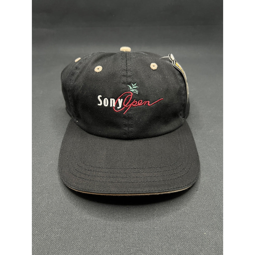 Sony Open Hawaii Golf Hat – Ahead Vintage Classic Cut Black Adjustable Cap