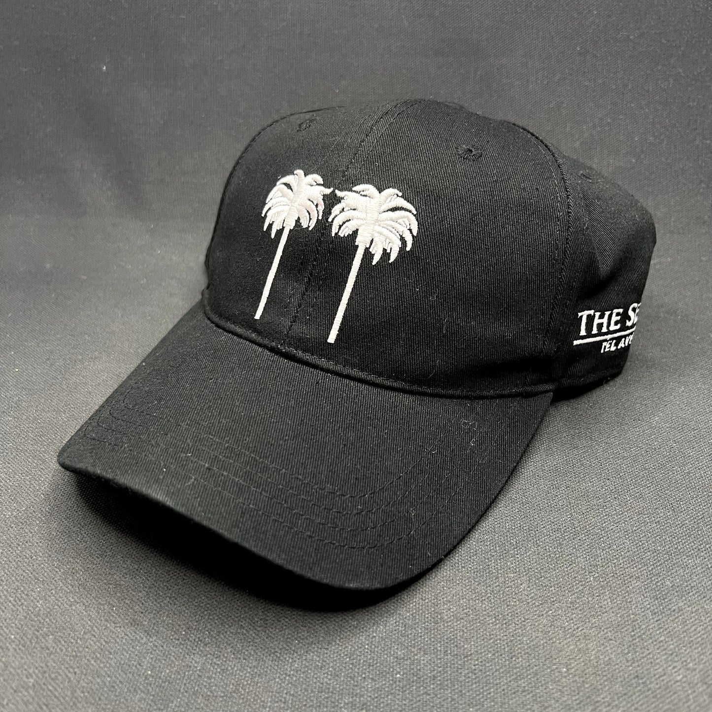 The Setai Tel Aviv Luxury Hotel Palm Trees Strapback Hat Black Israel Resort Cap