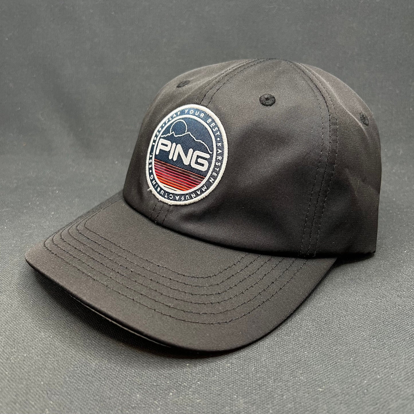 PING Golf Strapback Hat SensorCool Patch Logo Adjustable