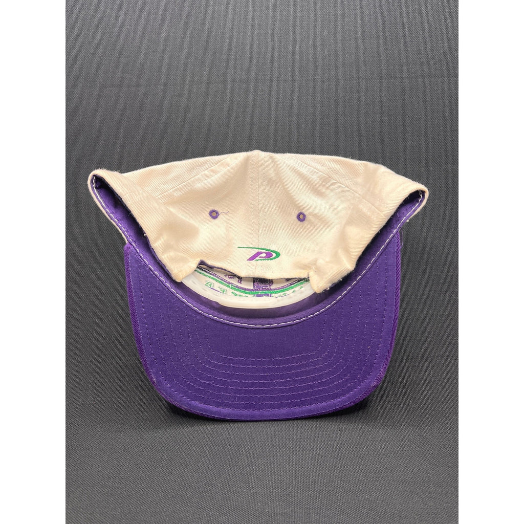 Vintage 1990s Milwaukee Bucks Snapback Hat Purple/White – Pro Player NBA