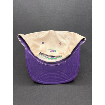 Vintage 1990s Milwaukee Bucks Snapback Hat Purple/White – Pro Player NBA
