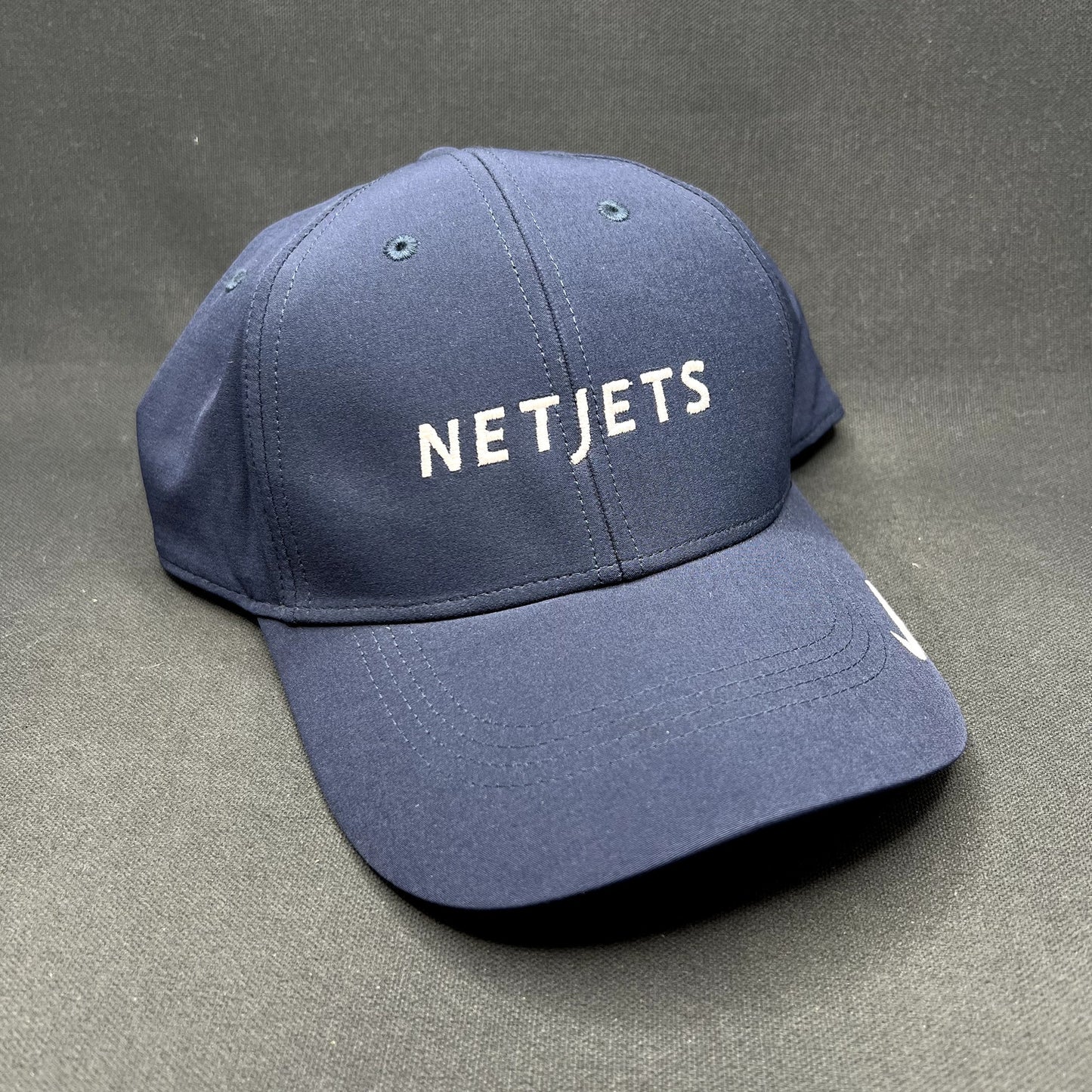 Nike Legacy91 NetJets Adjustable Strapback Hat Navy Blue Private Aviation