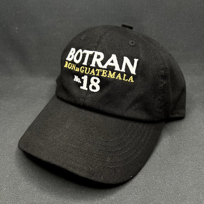 Botran Ron De Guatemala No 18 Strapback Hat Black Rum Distillery Cap