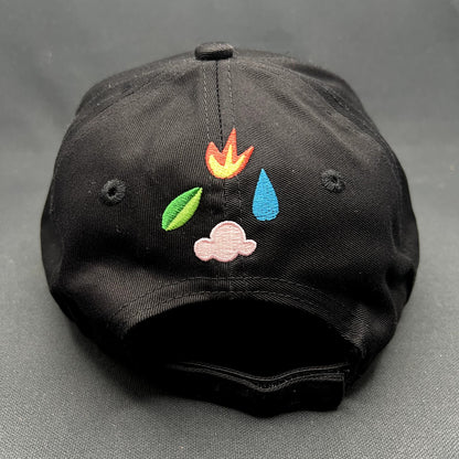 Disney Pixar Elemental Movie Promo Strapback Hat Black
