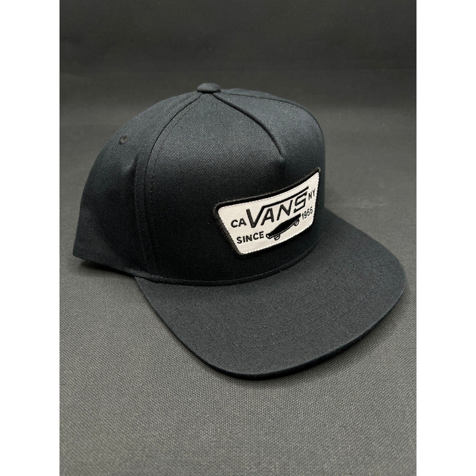 Rare Vans Skate Sample Not for Sale Snapback Hat Black White Yupoong 1966