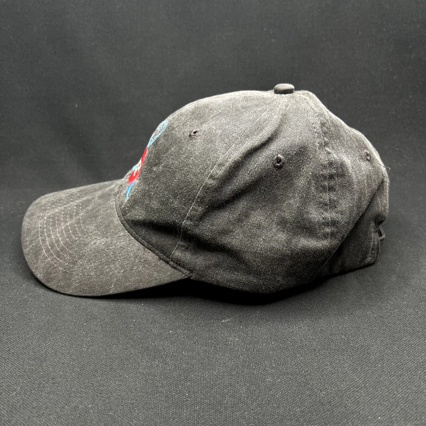 Vintage Watch This TV Guide Promo Strapback Hat KC Caps Gray Cap