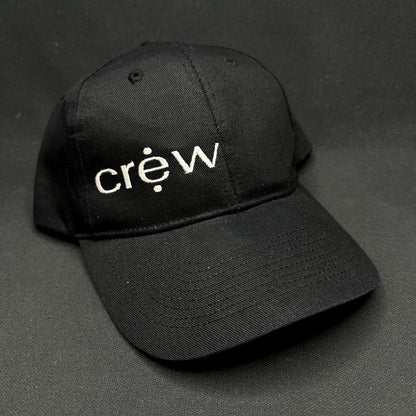 Crew Logo Snapback Hat Black KC Headwear Promotional Cap
