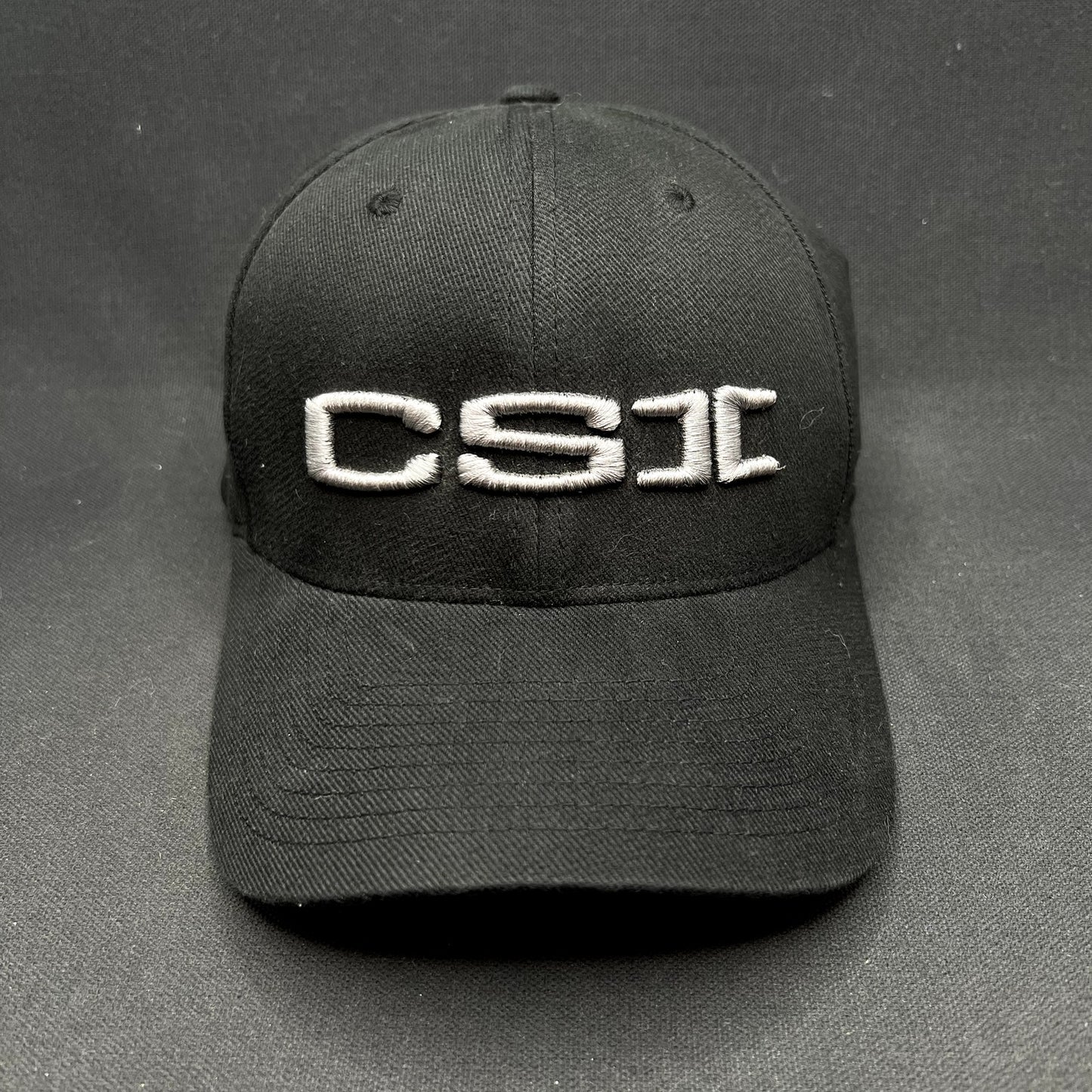 CSI Crew Flexfit Hat Black Yupoong Flexfit Embroidered Production Staff Cap S/M