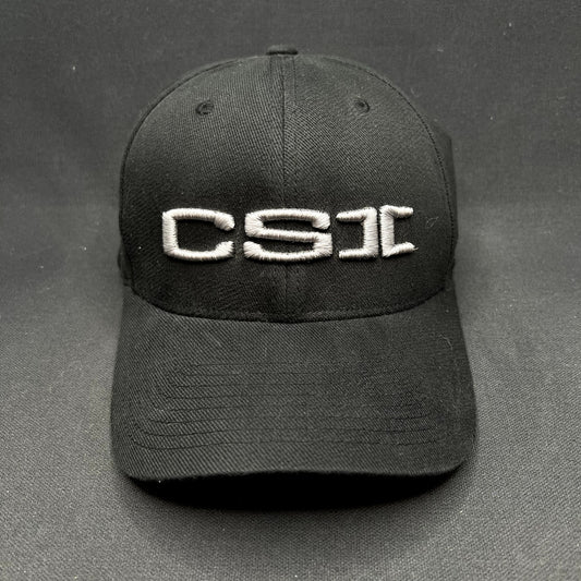 CSI Crew Flexfit Hat Black Yupoong Flexfit Embroidered Production Staff Cap S/M