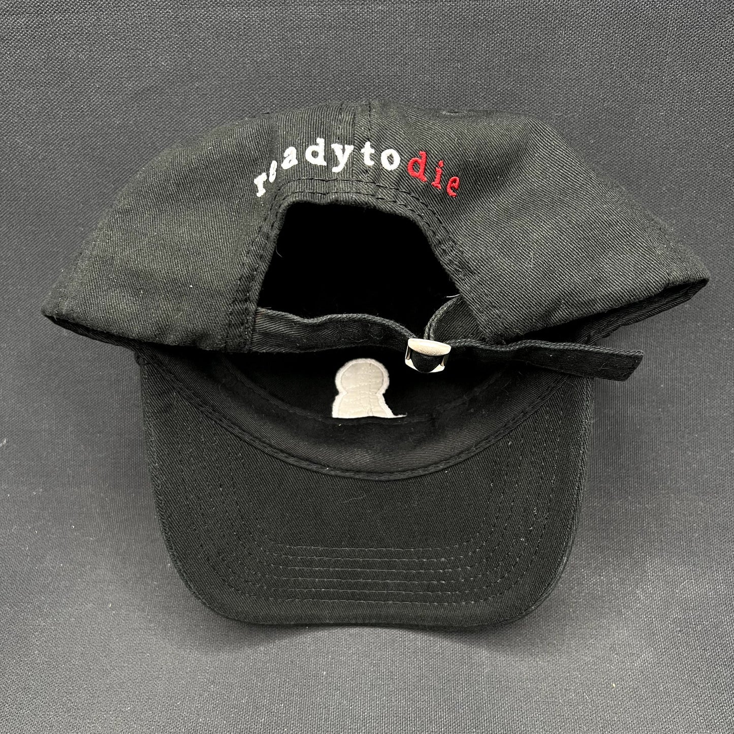 Notorious B.I.G. Ready To Die Biggie Smalls Strapback Hat Black