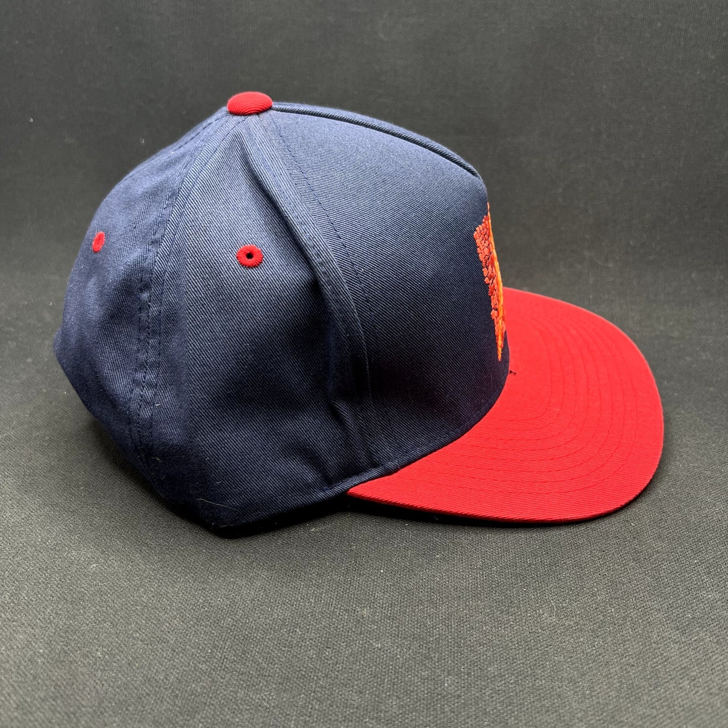 Atomic Skis Eiffel Tower Mosaic Snapback Hat Yupoong Classics Navy Red Ski