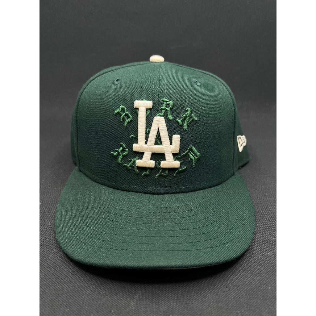 Born x Raised x LA Dodgers 420 Green New Era Fitted 7 1/2 – Rare Collab