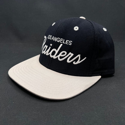 Reebok NFL Vintage Collection LA Raiders Script Snapback Hat