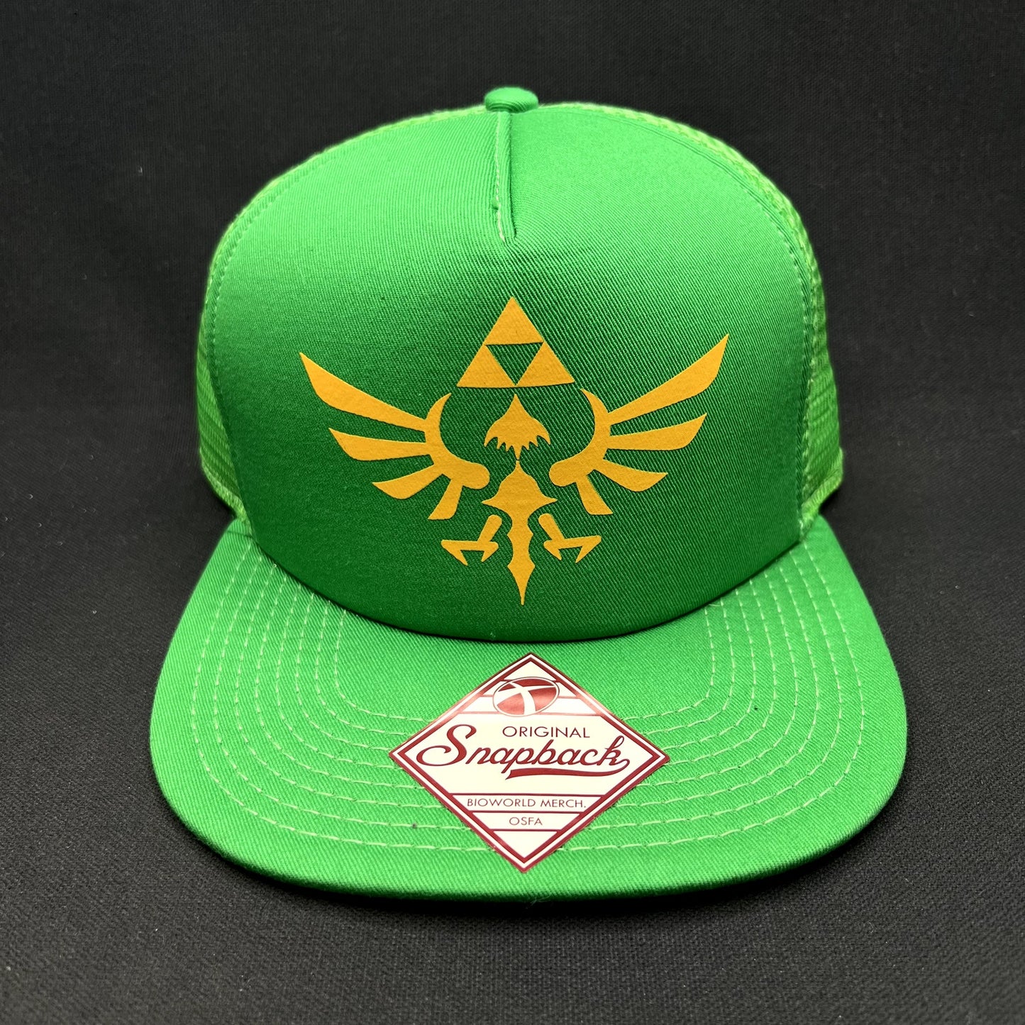 Legend of Zelda Skyward Sword Hylian Crest Trucker Snapback Hat Nintendo 2016