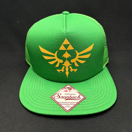 Legend of Zelda Skyward Sword Hylian Crest Trucker Snapback Hat Nintendo 2016