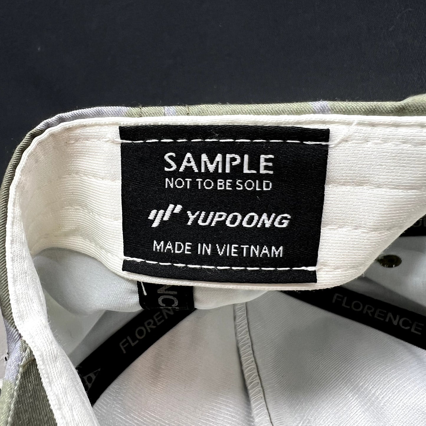Florence Marine X Camo Snapback Hat Sample North Shore Tested Yupoongw