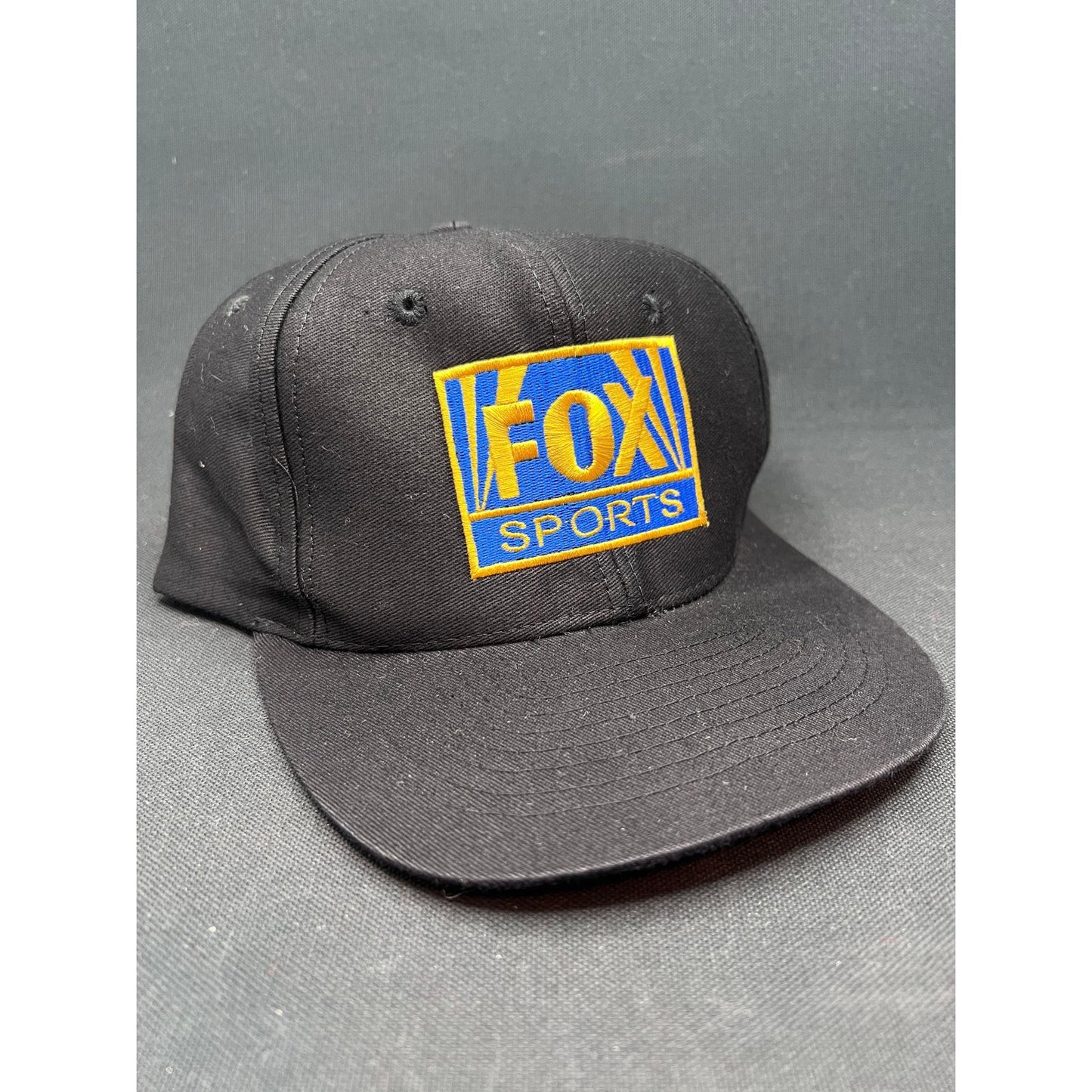 Vintage 90s FOX Sports Snapback Hat Mohr’s Embroidered Made Bangladesh