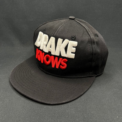 Vintage Drake Knows Snapback Hat 3D Embroidered Cap