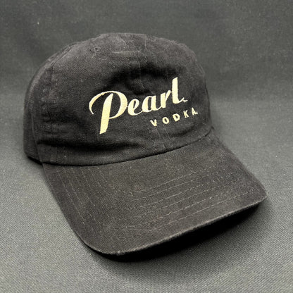 Vintage Pearl Vodka Snapback Hat Black USA Made Capstone Promo