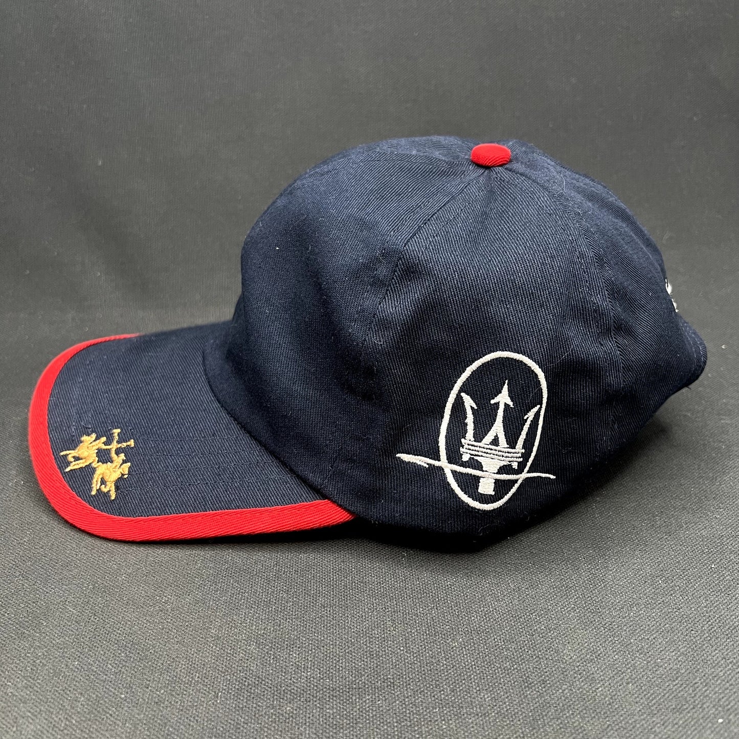 Vintage La Martina Miami Beach Polo Maserati Strapback Hat Cap