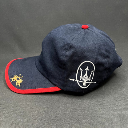 Vintage La Martina Miami Beach Polo Maserati Strapback Hat Cap